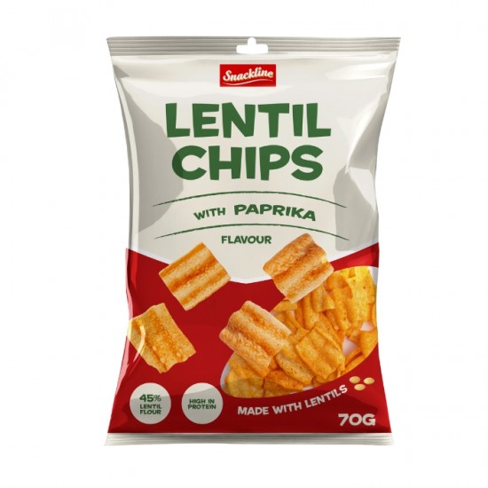 Čipsi lēcu SNACK LINE 70g- paprika