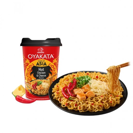 Ātras pagatavošanas nūdeles OYAKATA 97g –  Asa vista ar sieru