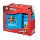 Pusdienu kastīte + dzērienu pudele LANCH BOX LEGO NINJAGA
