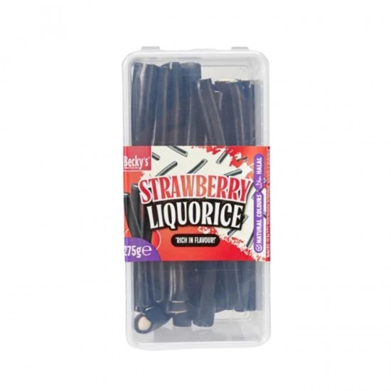 Konditorejas izstrādājums CANDY TUBES, 275g - lakrica/zemenes