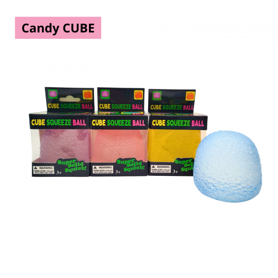 !Pretstresa rotaļlieta KUBS – JELLY, DIAMOND, CHEESE, STANDART