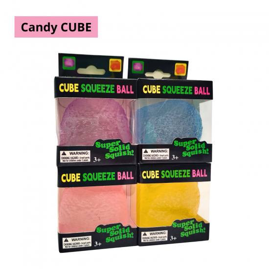!Pretstresa rotaļlieta KUBS – JELLY, DIAMOND, CHEESE, STANDART