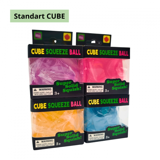 !Pretstresa rotaļlieta KUBS – JELLY, DIAMOND, CHEESE, STANDART
