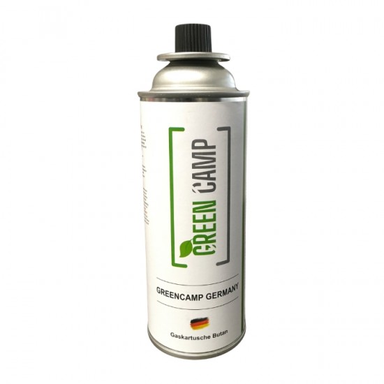 Butāna gāze GREEN CAMP 227 gr Butāna gāze GREEN CAMP 227 gr