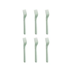 Plastmasas dakšas ALYTHIA 6 gab – zaļas Plastmasas dakšas ALYTHIA 6 gab – zaļas