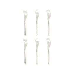 Plastmasas dakšas ALYTHIA 6gab – bēšas Plastmasas dakšas ALYTHIA 6gab – bēšas