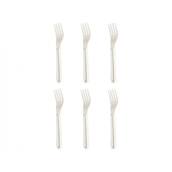 Plastmasas dakšas ALYTHIA 6gab – bēšas