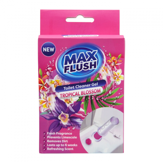 Гелевые диски для унитаза MAX FLUSH - Тропический цветок