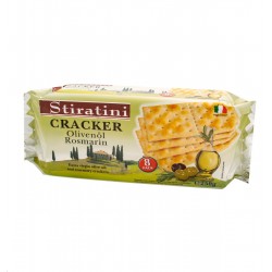 Крекеры с оливковым маслом и розмарином STIRATINI, 250г Крекеры с оливковым маслом и розмарином STIRATINI, 250г
