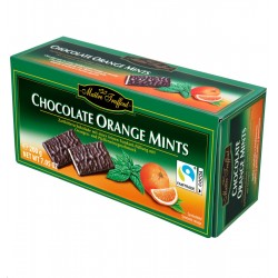 Шоколадные батончики с мятой / апельсиновой начинкой 200г