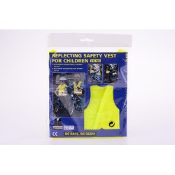 Bērnu drošības veste dzeltena