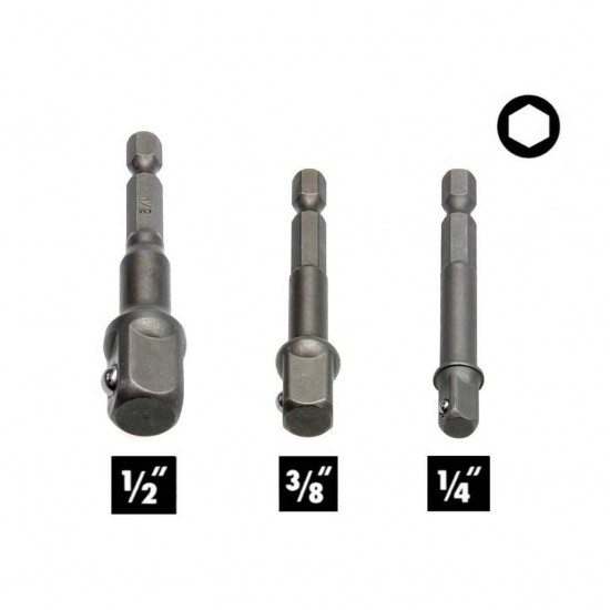 Urbja adapteruzgaļi 1/4-3/8-1/2