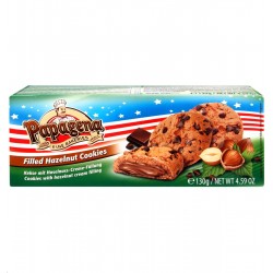 Choco chip cepumi ar lazdu riekstu krēma pildījumu  130