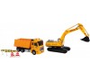 Грузовик 17см + экскаватор 22см LED + ЗВУК