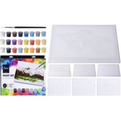PAINT SET, 30X40CM, 3 ASS PAINT SET, 30X40CM, 3 ASS