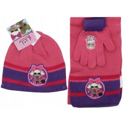 Komplekts bērniem (Cepure, šalle un cimdi ) L.O.L. Surprise!