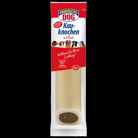 Perfecto Dog Košļājamais kauls ar liellopu garšu, 210g.