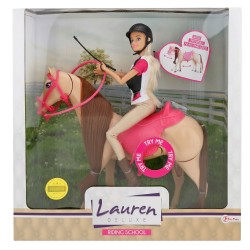 Lelle LAUREN ar zirgu