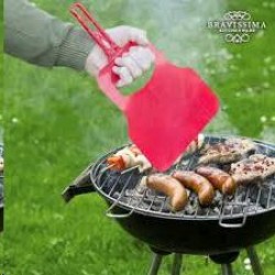 Vēdeklis grilam BBQ 32x21cm Vēdeklis grilam BBQ 32x21cm