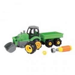 Трактор с прицепом + отвертки (сделай сам)