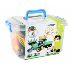 Трактор с прицепом + отвертки (сделай сам) Трактор с прицепом + отвертки (сделай сам)