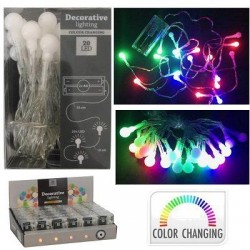 LED Рождественская гирлянда, 20 лампочек, NY LED Рождественская гирлянда, 20 лампочек, NY