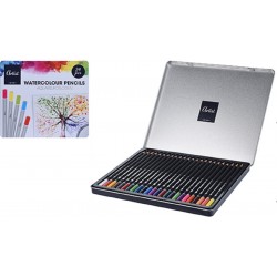 COLOURED PENCILS 24PCS 2ASS