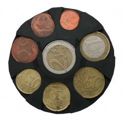 Euro monētu turētājs