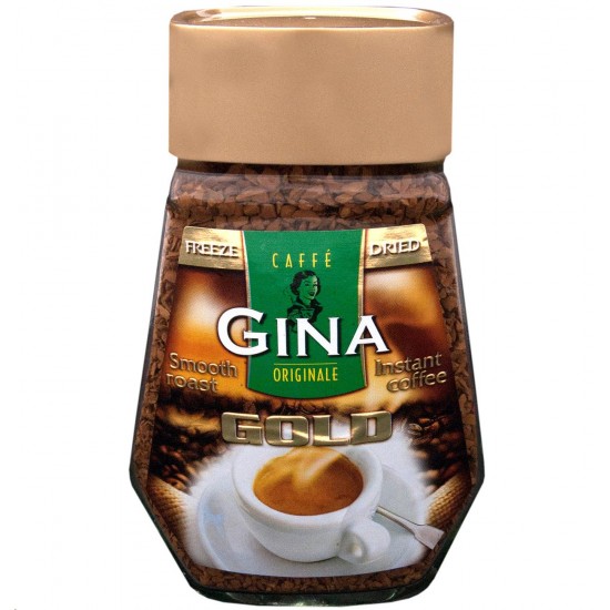 Šķīstošā kafija "Gina Gold" 100g