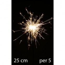 Brīnumsvecītes 25 cm 5 gab.