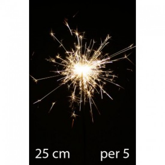 Brīnumsvecītes 25 cm 5 gab.