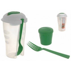 Salātu trauks ar dakšu Salātu trauks ar dakšu