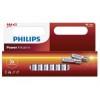 Baterijas PHILIPS Power Alkaline AAA 12 gb