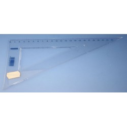 Lineāls - trijstūris 23 cm