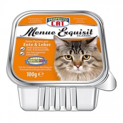 Perf.Cat паштет для кошек с утки/печени. 100 гр