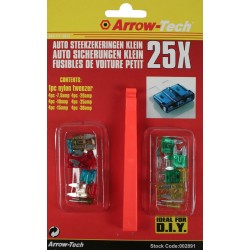 Drošinātāju komplekts 25 gab. Drošinātāju komplekts 25 gab.