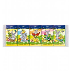 Lieldienu piena šokolāde, 5x15g