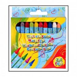 Vaska krītiņi 24 gab. Vaska krītiņi 24 gab.