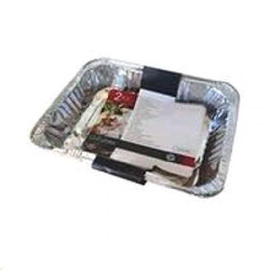 Алюминиевый поднос для гриля барбекю 36x29x7,5см