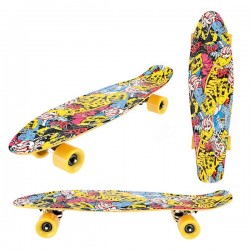 Skrituļdēlis Print Skull 60cm bigwheel Skrituļdēlis Print Skull 60cm bigwheel