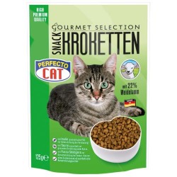 Perfecto Cat papildbarība kaķiem ar jēra gaļu 125g Perfecto Cat papildbarība kaķiem ar jēra gaļu 125g