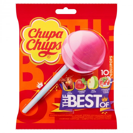 Karameles uz kociņa Chupa Chups MINI 10gb / 120g