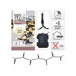 LED Рождественская гирлянда 192 LED, 14,5м WARM WHITE NY LED Рождественская гирлянда 192 LED, 14,5м WARM WHITE NY