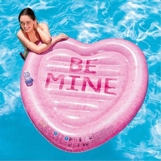 Матрас для плавания INTEX CANDY HEART