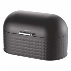 Maizes kaste metāla MICHELINO 33,5x19,5x20 cm, melna Maizes kaste metāla MICHELINO 33,5x19,5x20 cm, melna