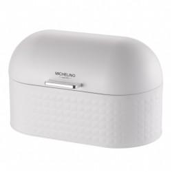 Maizes kaste metāla MICHELINO 33,5x19,5x20 cm, balta Maizes kaste metāla MICHELINO 33,5x19,5x20 cm, balta